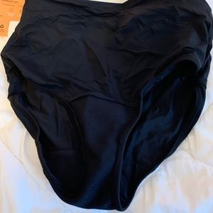 Modibodi medium black nwot high rise bikini swimwear bottoms